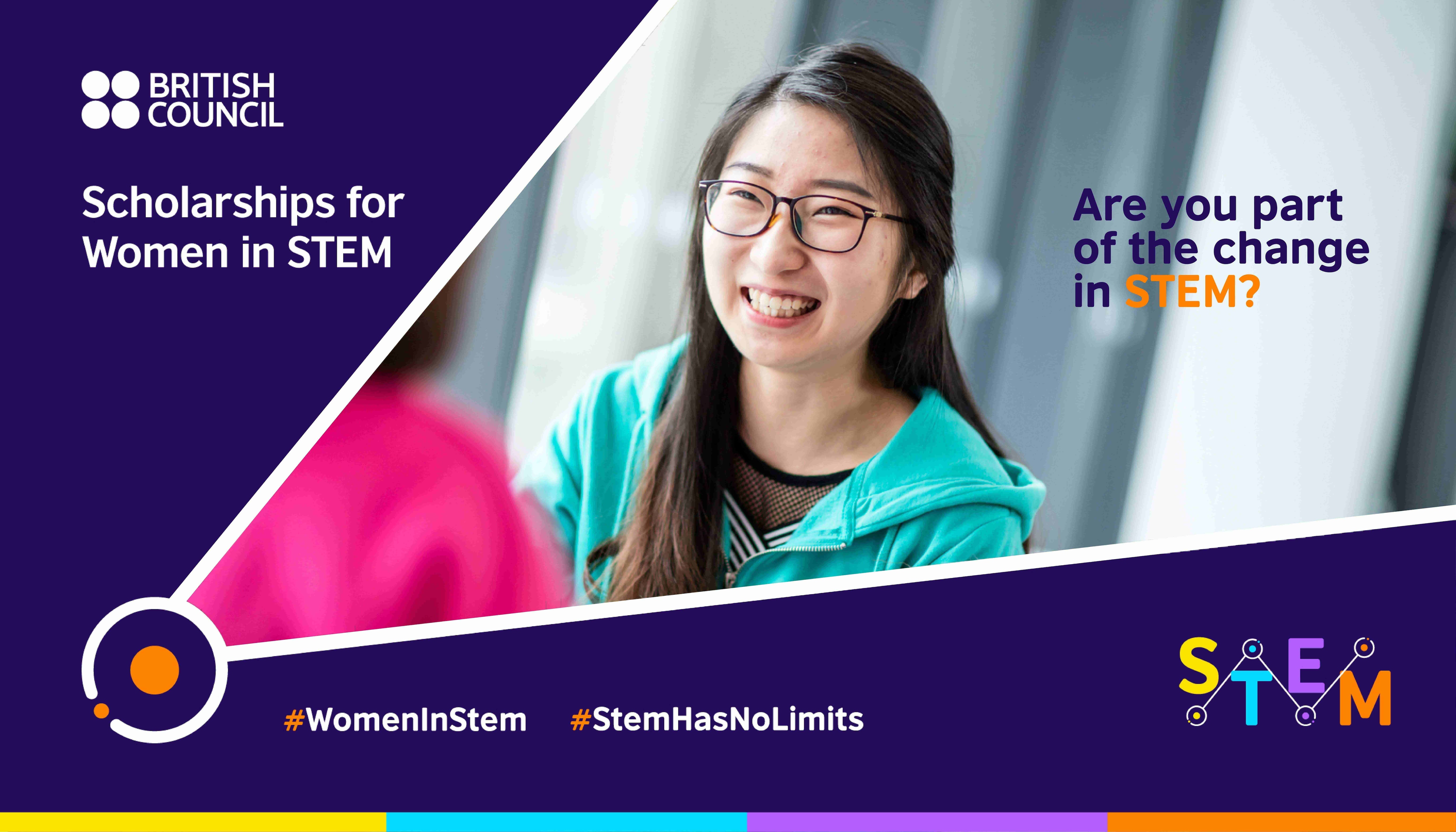 British Council Women in STEM Scholarship Program UK universities